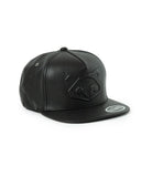Snout Strapback Flat Brim - Black