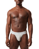 Core Jock - Light Heather Grey/White