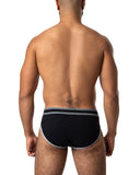 Core Y-Front Brief - Black/Grey