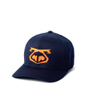 Snout Cap - Navy Blazer/Orange Tiger