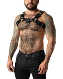 Anvil Leather Bulldog Harness - Black