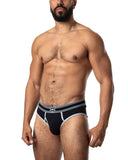 Core Y-Front Brief - Black/Grey