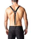 Anvil Leather Suspender Harness - Black